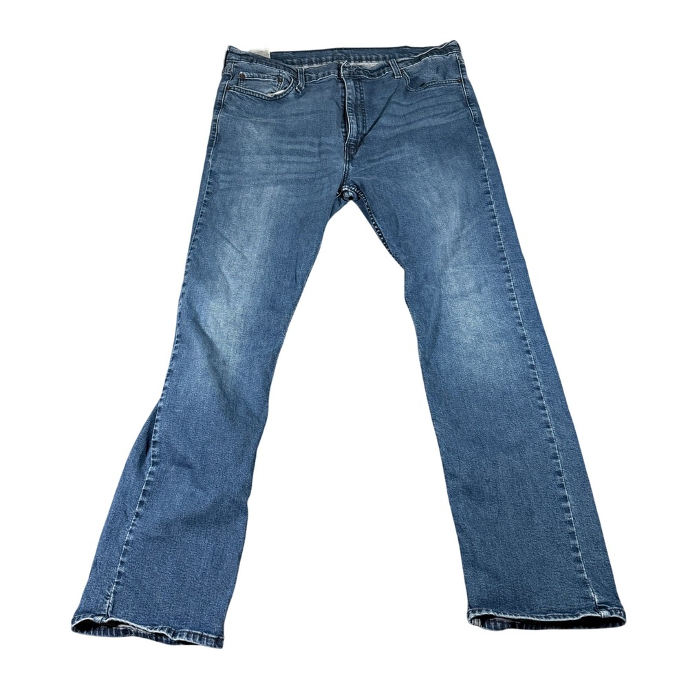 Levis Waterless Mens Straight Leg Jeans Blue Denim W38 L32‎ Medium Wash